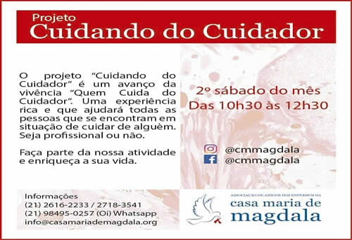 Projeto Cuidando do Cuidador